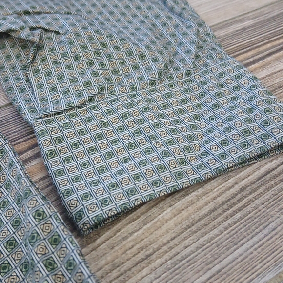 Patterned Button Down Front Long Sleeve Shirt Top - Picture 15 of 16